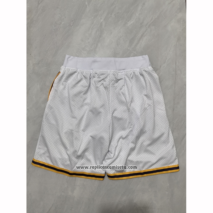 Pantalone Los Angeles Lakers Mitchell & Ness Hardwood Classics Blanco